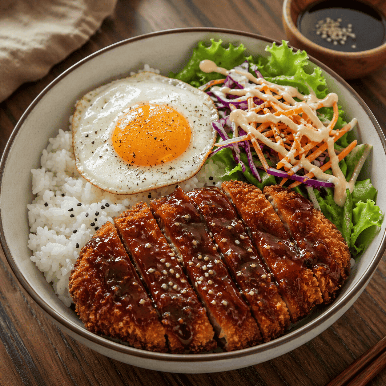 Katsu Rice Bowl BBQ Rice Bowl Boss
